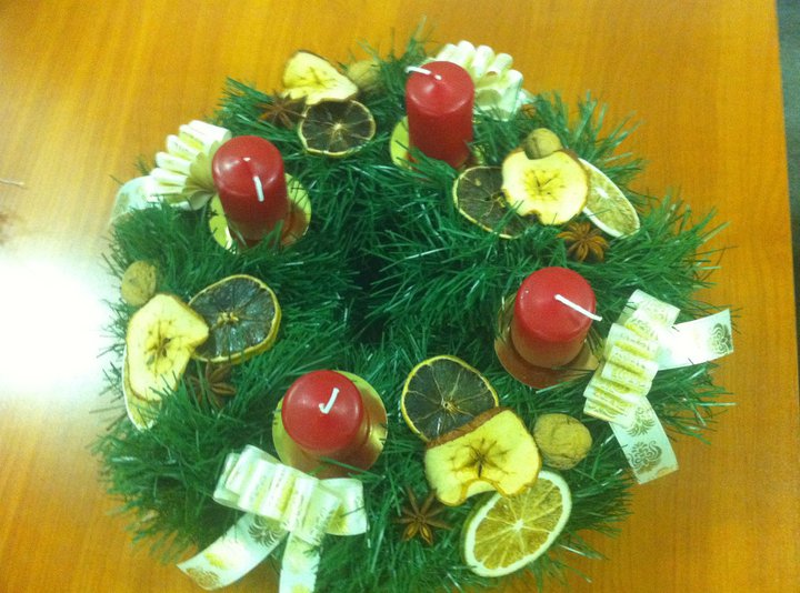 Adventní věnec "Staročeské Vánoce"
