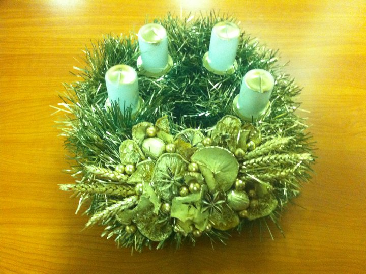 Adventní věnec "Zlaté svátky"